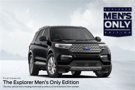 ford explorer men's only edition